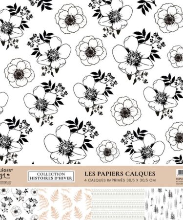 Florileges Design - Collezione HISTOIRES D'HIVER - Kit calque HISTOIRES D'HIVER
