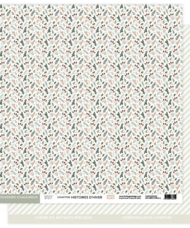 Florileges Design - Collezione HISTOIRES D'HIVER - Papier imprimé HISTOIRES D'HIVER 2