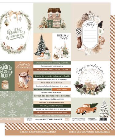 Florileges Design - Collezione HISTOIRES D'HIVER - Papier imprimé HISTOIRES D'HIVER 3