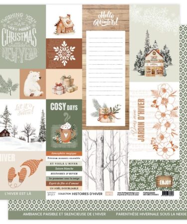 Florileges Design - Collezione HISTOIRES D'HIVER - Papier imprimé HISTOIRES D'HIVER 5