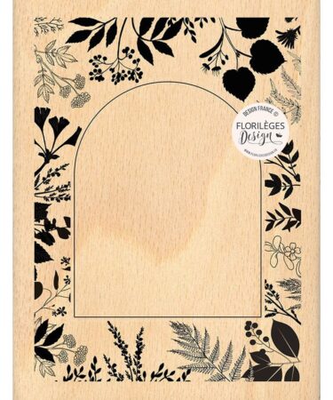 Florileges Design - Collezione HISTOIRES D'HIVER - Timbro in legno ARCHE HIVERNALE