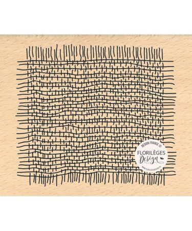 Florileges Design - Collezione HISTOIRES D'HIVER - Timbro in legno TOILE DE FOND