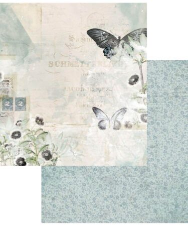 49 and Market - Vintage Artistry Collezione Moonlit Garden Double-Sided Cardstock - Reflections