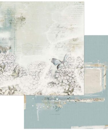 49 and Market - Vintage Artistry Collezione Moonlit Garden Double-Sided Cardstock - Zen