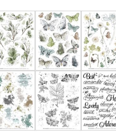 Alternative view of 49 and Market - Vintage Artistry Collezione Moonlit Garden - Rub-Ons 6"X8" 6/Sheets