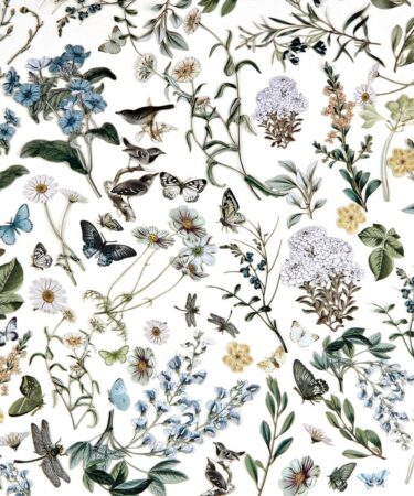 Alternative view of 49 and Market - Vintage Artistry Collezione Moonlit Garden - Laser Cut Outs - WILDFLOWER