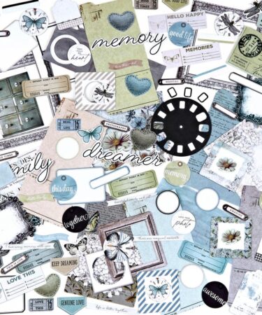 Alternative view of 49 and Market - Vintage Artistry Collezione Moonlit Garden -  Ephemera Bits