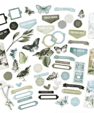 Alternative view of 49 and Market - Vintage Artistry Collezione Moonlit Garden - Chipboard Set