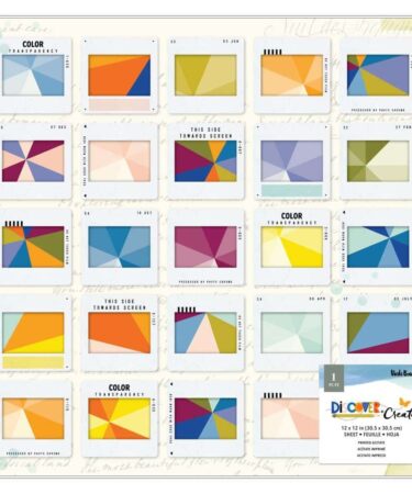 Vicki Boutin Collezione Discover + Create - Specialty Paper 12"X12" Acetate