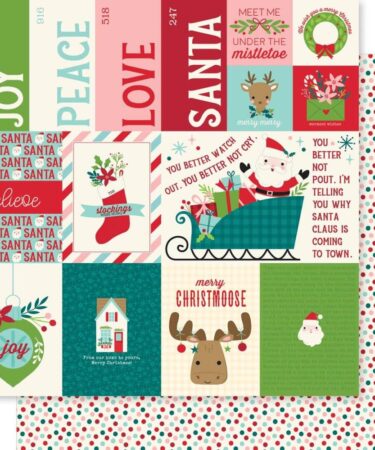 Bella Blvd - Collezione Merry Little Christmas - Double-Sided Cardstock 12"X12" - Merry Little Christmas Daily Details