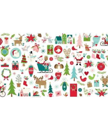 Alternative view of Bella Blvd - Collezione Merry Little Christmas - Cardstock Ephemera Icons
