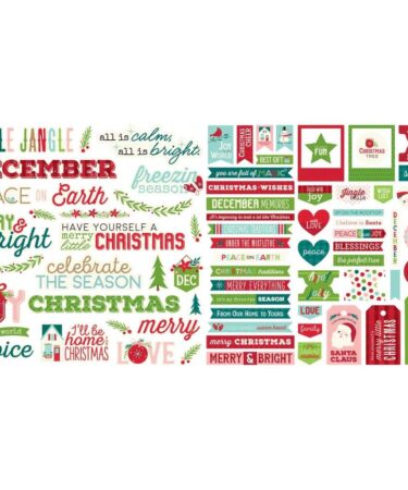 Alternative view of Bella Blvd - Collezione Merry Little Christmas - Ephemera Words