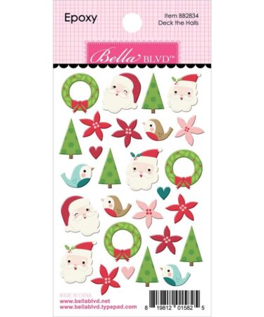 Bella Blvd - Collezione Merry Little Christmas -  Epoxy Stickers