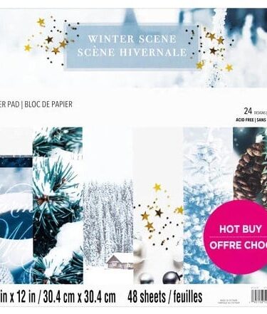 Craft Smith Winter Scene 12x12 Inch Paper Pad