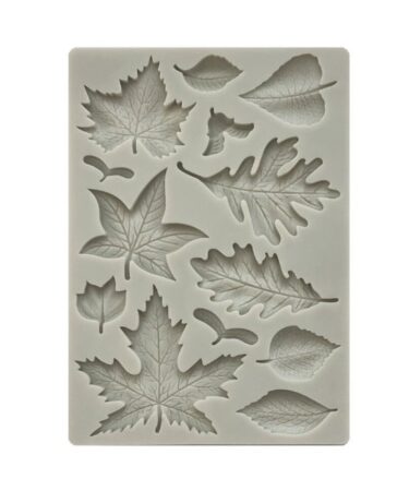 Stamperia Silicon Mould A5 Woodland Leaves