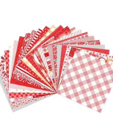 Alternative view of Craft Smith Peppermint Stripe 12x12 Inch Paper Pad