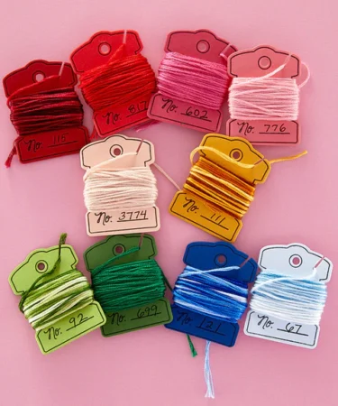 Alternative view of SPELLBINDERS - STITCHED WITH LOVE BOBBIN CLEAR STAMP & DIE SET