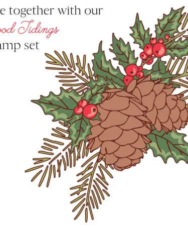 Alternative view of HONEY BEE - Good Tidings - Set Of 6 Coordinating Stencils