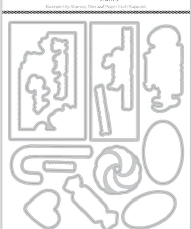 HONEY BEE - Holiday Treats Vintage Gift Card Box Add-On - Honey Cuts