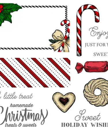 Alternative view of HONEY BEE - Holiday Treats Vintage Gift Card Box Add-On 6x6 Stamp Set