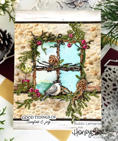 Alternative view of HONEY BEE - Lovely Layers: Seasonal Frame - Honey Cuts