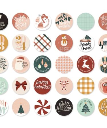 Mintopia -  Collezione CELEBRATE - Piezas de chipboard