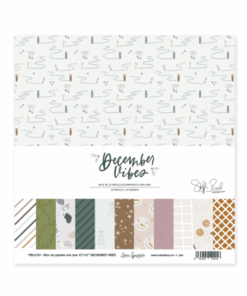 Lora Bailora - Collezione DECEMBER VIBES -Pad monofacciale 24 fogli 30,5x30,5 cm