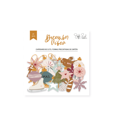 Lora Bailora - Collezione DECEMBER VIBES - Die cuts chipboard