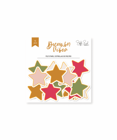 ELora Bailora - Collezione DECEMBER VIBES - abbellimenti in feltro strellas bordadas
