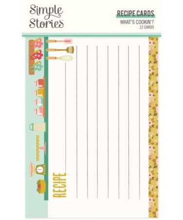 SIMPLE STORIES - COLLEZIONE What's Cookin ? - Recipe Cards