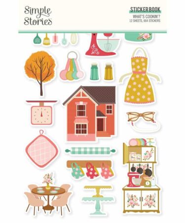 SIMPLE STORIES - COLLEZIONE What's Cookin ?-  Sticker Book (664pcs)