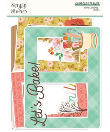 SIMPLE STORIES - COLLEZIONE What's Cookin ?- Chipboard Frames (6pcs)