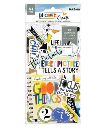 Vicki Boutin Collezione Discover + Create –   Ephemera Cardstock Die-Cuts