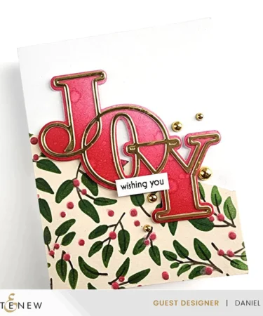 Alternative view of ALTE NEW - hot foil plate JOY