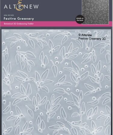 ALTE NEW - embossing folder Festive Greenery