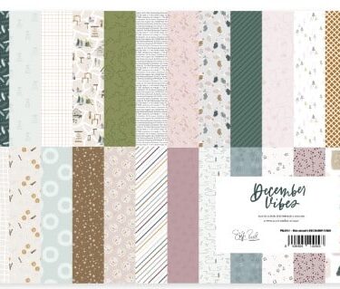 Lora Bailora - Collezione DECEMBER VIBES - Pad monofacciale 24 fogli-  15,2x20,3 cm
