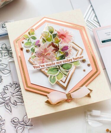 Alternative view of Pinkfresh Studio Die Set - Nested Hexagons