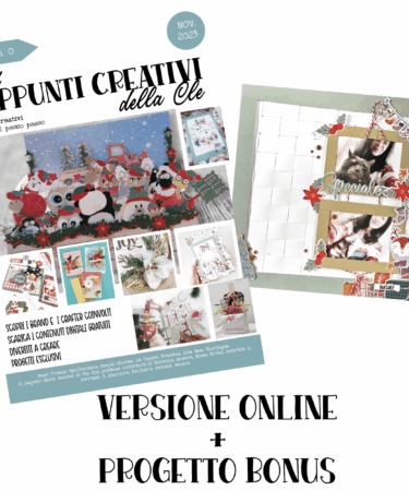 ON LINE- GLI APPUNTI CREATIVI DELLA CLE -NUM 0 - PRODOTTO DIGITALE + PROGETTO BONUS