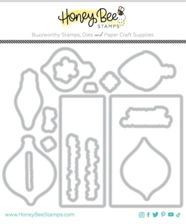 HONEY BEE - Christmas Lights Vintage Gift Card Box Add-On - Honey Cuts