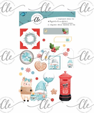 IL NEGOZIO DELLA MAMMA DI CLE - GLI ABBELLIMENTI DELLA CLE – MY 12 TALES OF 2023 - DICEMBRE - CHIPBOARDS