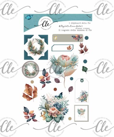 IL NEGOZIO DELLA MAMMA DI CLE - GLI ABBELLIMENTI DELLA CLE – MY 12 TALES OF 2023 - NOVEMBRE - CHIPBOARDS