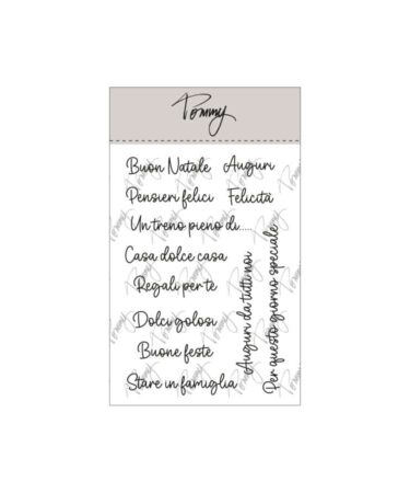 Tommy Art -set di timbri - AUGURI