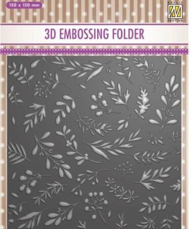 Nellie's Choice • EMBOSSING FOLDER -  Branches & Berries