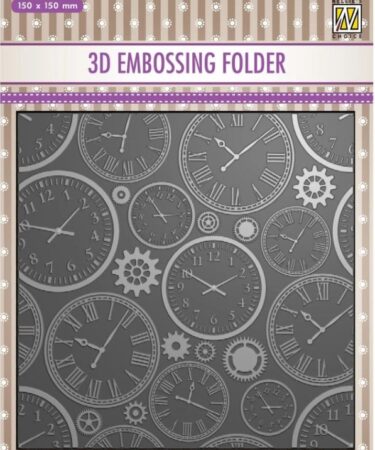 Nellie's Choice •  EMBOSSING FOLDER - Time
