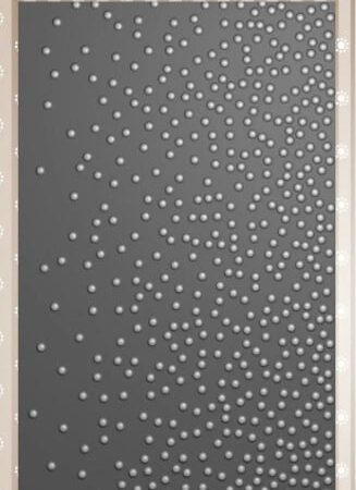 Nellie's Choice •  EMBOSSING FOLDER -Slimline Snow