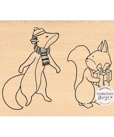 Florilèges Design - timbro in legno COPAINS MIGNONS