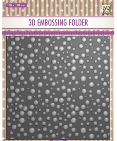 Nellie's Choice • embossing folder Snow