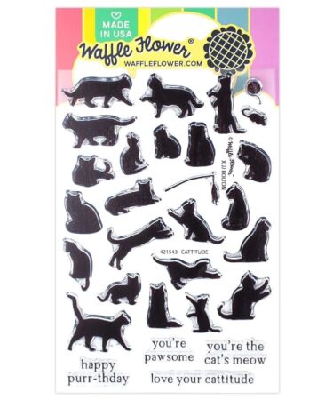 WAFFLE FLOWER - Cattitude Stamp Set