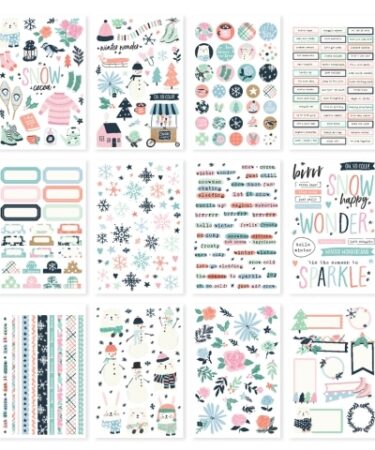 Alternative view of SIMPLE STORIES - Collezione Winter Wonder - Sticker Book