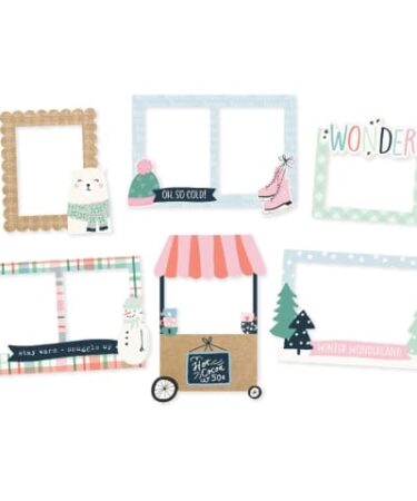 Alternative view of SIMPLE STORIES - Collezione Winter Wonder - Chipboard Frames